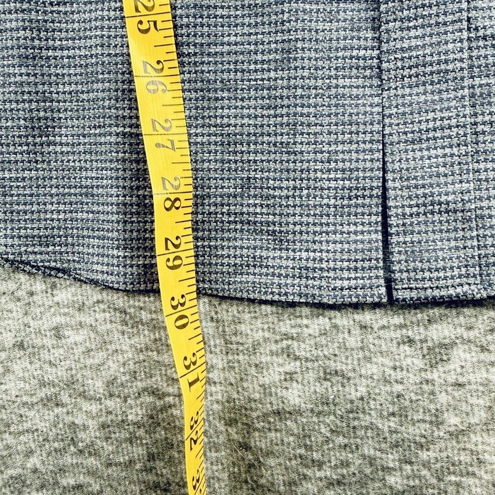 Rhone Commuter Large Shirt Slim Fit Italian Fabric Marine Gray Houndstooth NWT - Picture 8 of 9